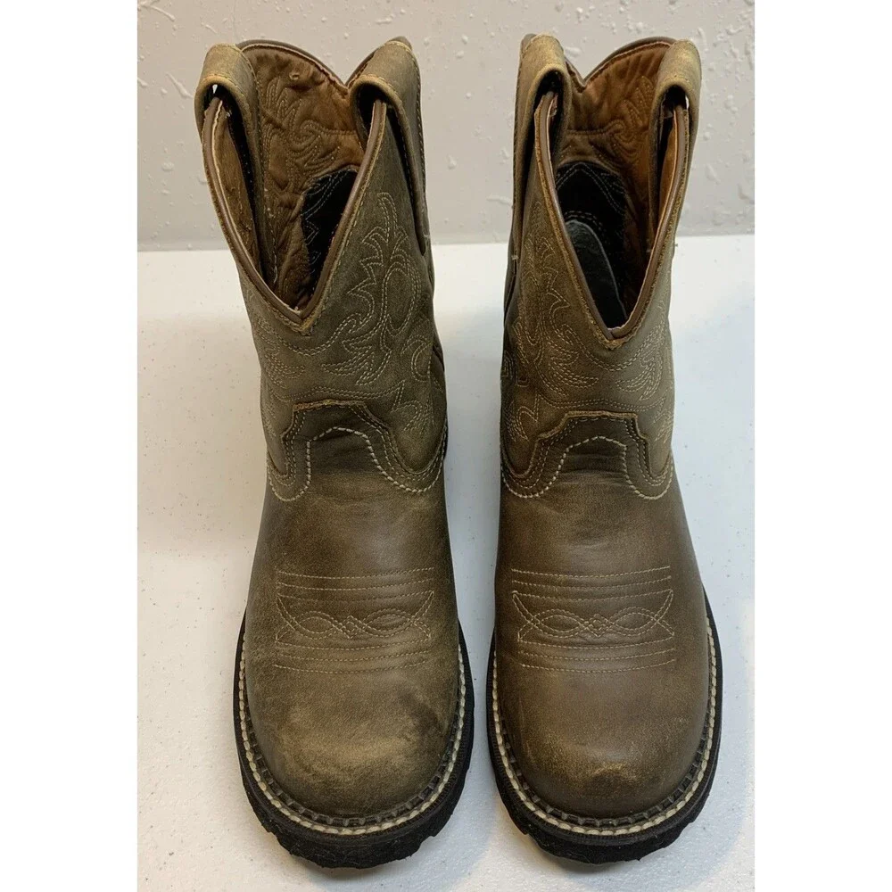 Ariat Fatbaby Western Boots Womens 8 14729 Brown Leather - Picture 6 of 14